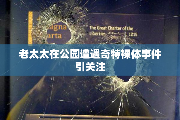 老太太在公园遭遇奇特裸体事件引关注