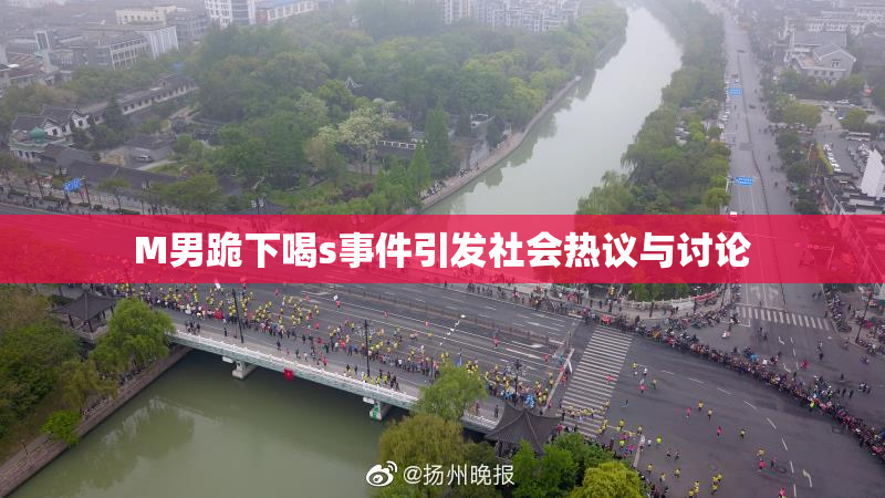 M男跪下喝s事件引发社会热议与讨论