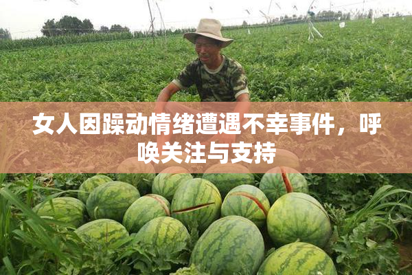 女人因躁动情绪遭遇不幸事件，呼唤关注与支持
