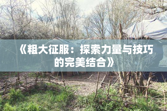 《粗大征服：探索力量与技巧的完美结合》