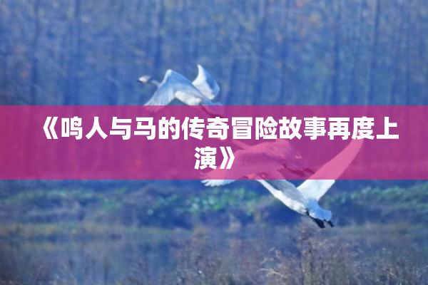 《鸣人与马的传奇冒险故事再度上演》