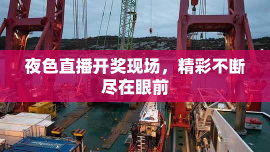 夜色直播开奖现场，精彩不断尽在眼前