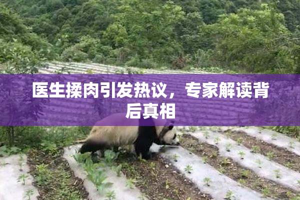 医生揉肉引发热议，专家解读背后真相