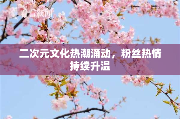 二次元文化热潮涌动，粉丝热情持续升温