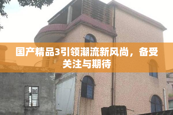 国产精品3引领潮流新风尚，备受关注与期待