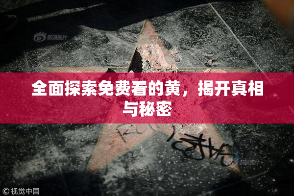 全面探索免费看的黄，揭开真相与秘密