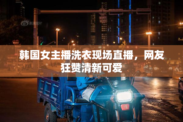 韩国女主播洗衣现场直播，网友狂赞清新可爱