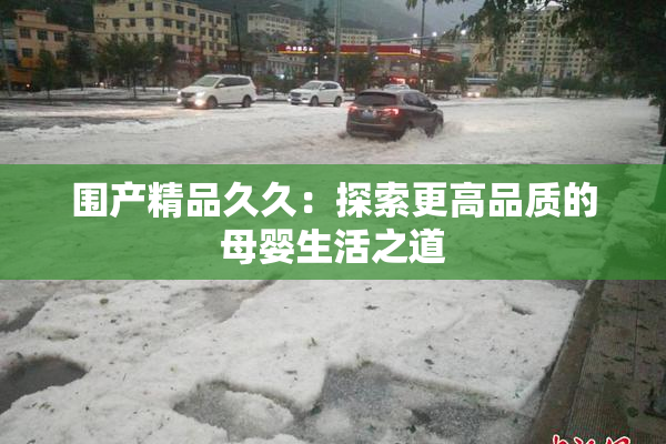 围产精品久久：探索更高品质的母婴生活之道