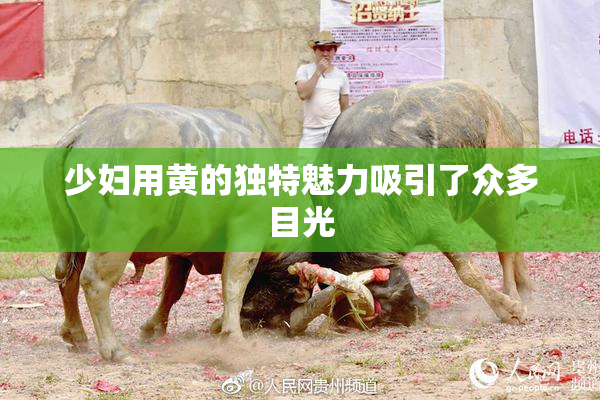 少妇用黄的独特魅力吸引了众多目光