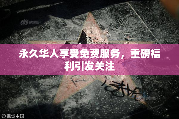 永久华人享受免费服务，重磅福利引发关注