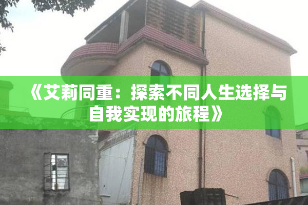 《艾莉同重：探索不同人生选择与自我实现的旅程》