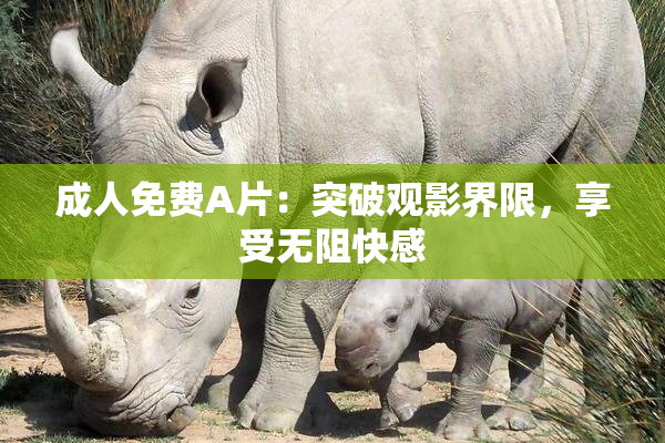 成人免费A片：突破观影界限，享受无阻快感