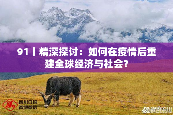 91丨精深探讨：如何在疫情后重建全球经济与社会？