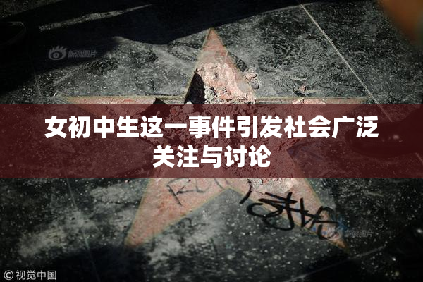 女初中生这一事件引发社会广泛关注与讨论