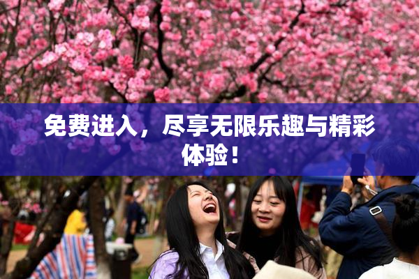 免费进入，尽享无限乐趣与精彩体验！