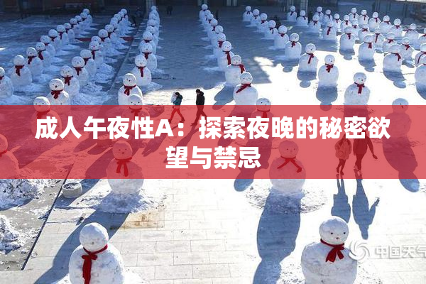 成人午夜性A：探索夜晚的秘密欲望与禁忌