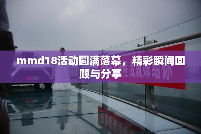 mmd18活动圆满落幕，精彩瞬间回顾与分享
