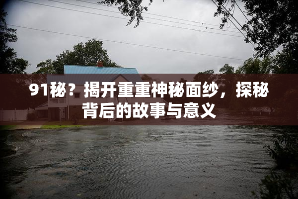 91秘？揭开重重神秘面纱，探秘背后的故事与意义