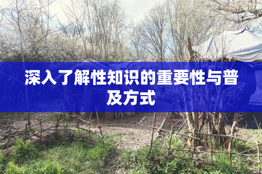 深入了解性知识的重要性与普及方式