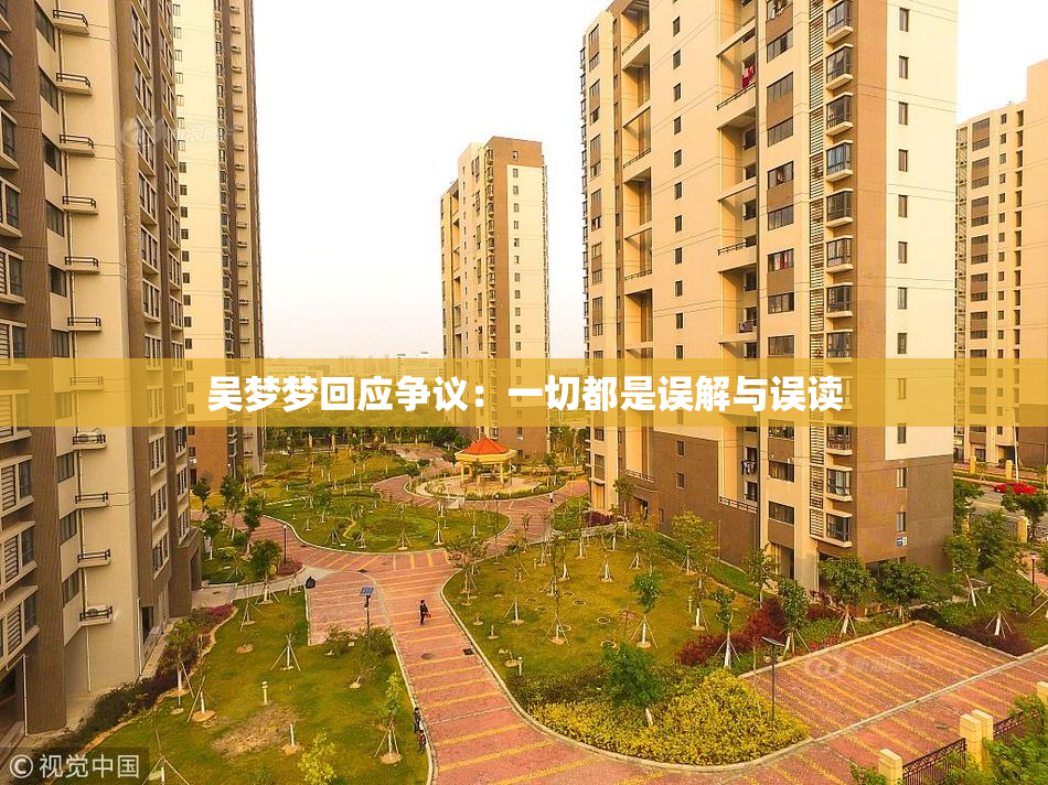 吴梦梦回应争议：一切都是误解与误读