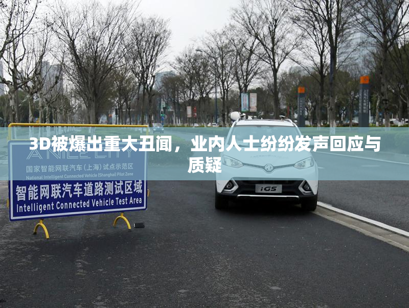 3D被爆出重大丑闻，业内人士纷纷发声回应与质疑