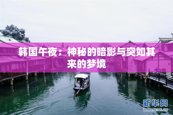 韩国午夜：神秘的暗影与突如其来的梦境