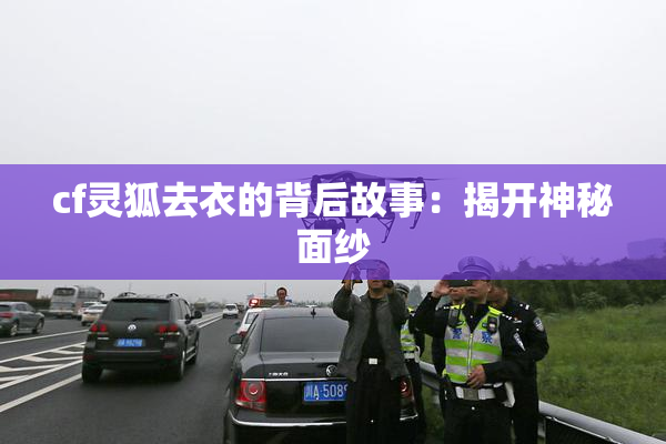 cf灵狐去衣的背后故事：揭开神秘面纱