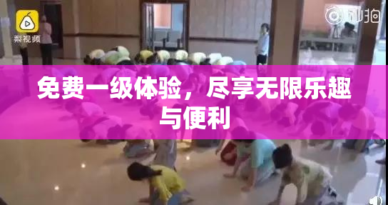 免费一级体验，尽享无限乐趣与便利