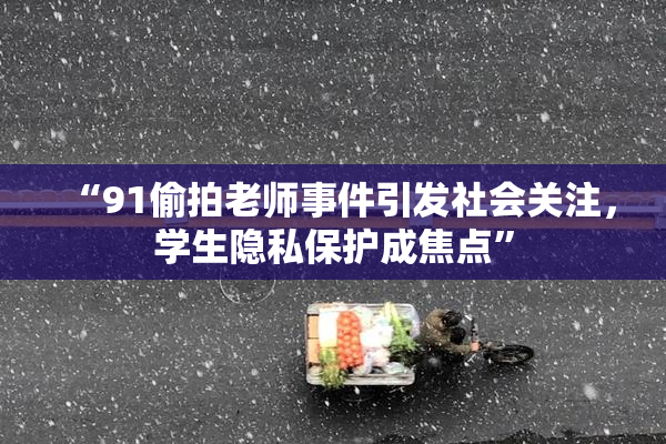 “91偷拍老师事件引发社会关注，学生隐私保护成焦点”