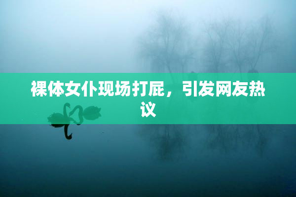 裸体女仆现场打屁，引发网友热议