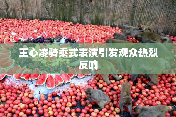王心凌骑乘式表演引发观众热烈反响
