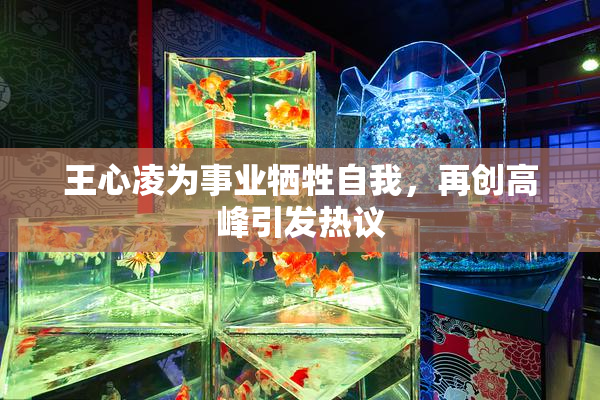 王心凌为事业牺牲自我，再创高峰引发热议