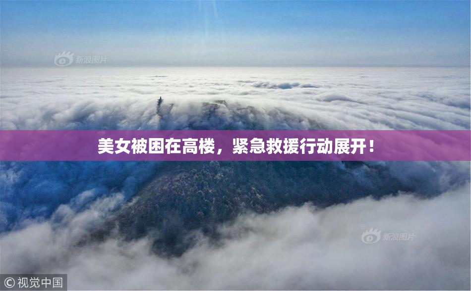 美女被困在高楼，紧急救援行动展开！