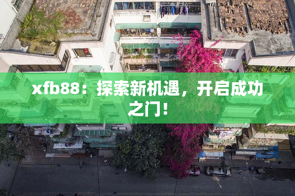 xfb88：探索新机遇，开启成功之门！