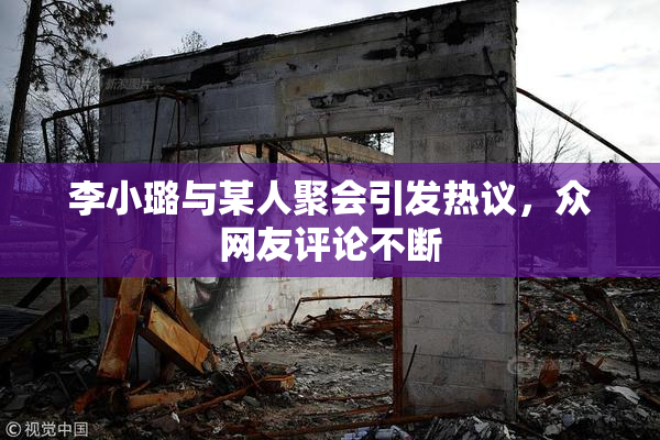 李小璐与某人聚会引发热议，众网友评论不断