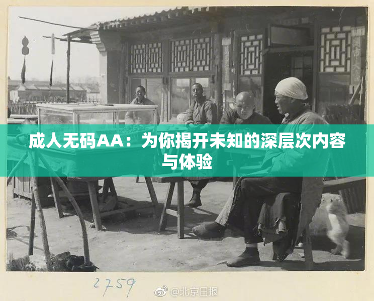 成人无码AA：为你揭开未知的深层次内容与体验