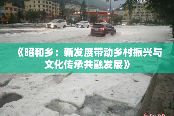 《昭和乡：新发展带动乡村振兴与文化传承共融发展》