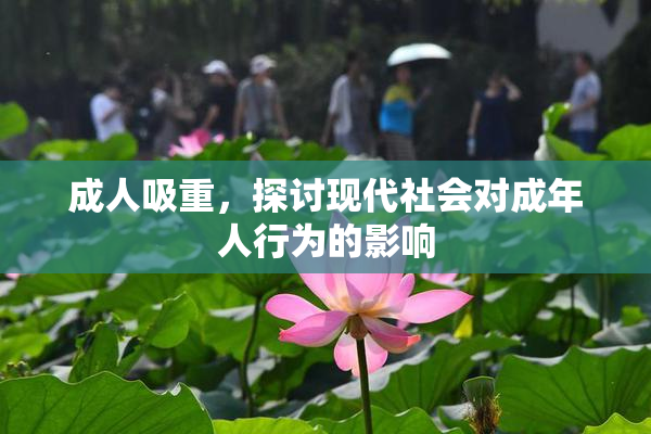 成人吸重，探讨现代社会对成年人行为的影响