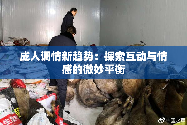 成人调情新趋势：探索互动与情感的微妙平衡