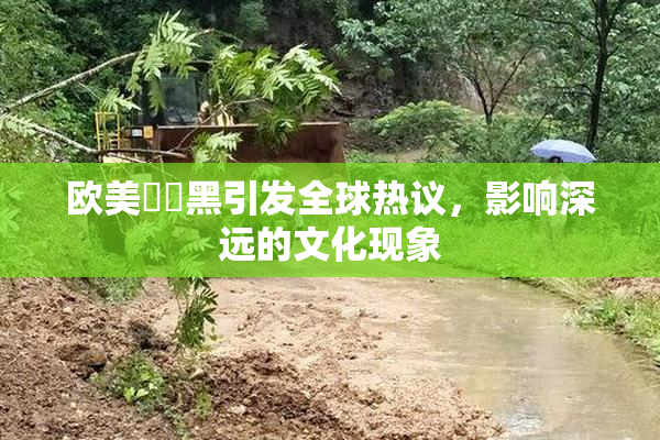 欧美❌‌黑引发全球热议，影响深远的文化现象