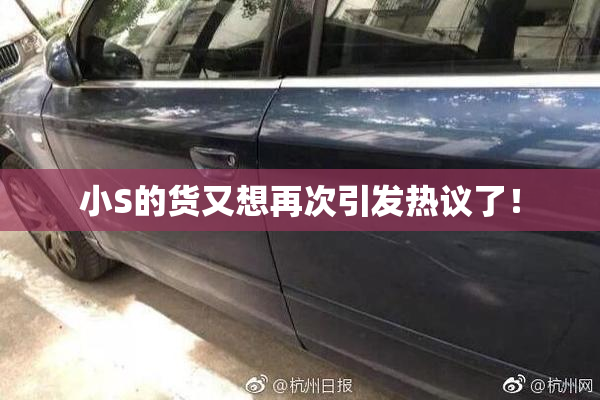 小S的货又想再次引发热议了！
