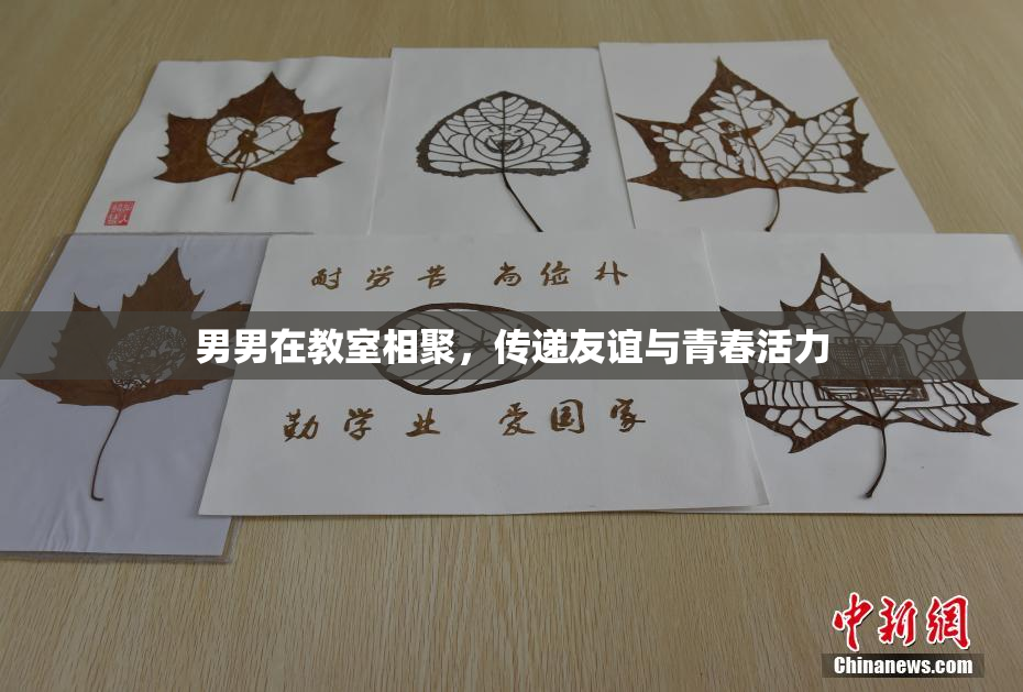 男男在教室相聚，传递友谊与青春活力