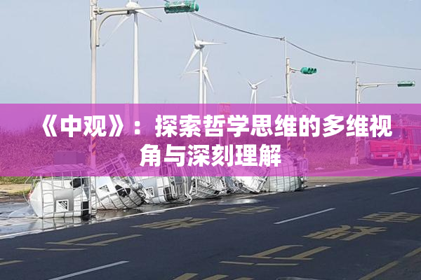 《中观》：探索哲学思维的多维视角与深刻理解