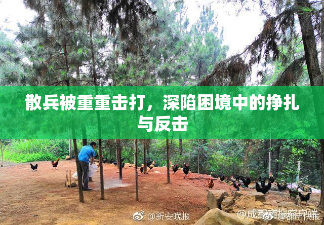 散兵被重重击打，深陷困境中的挣扎与反击