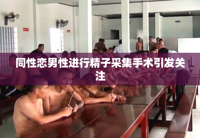 同性恋男性进行精子采集手术引发关注
