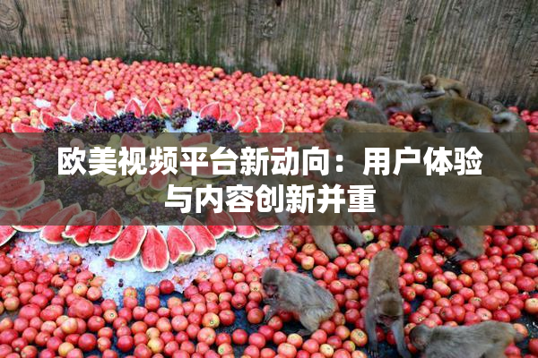 欧美视频平台新动向：用户体验与内容创新并重