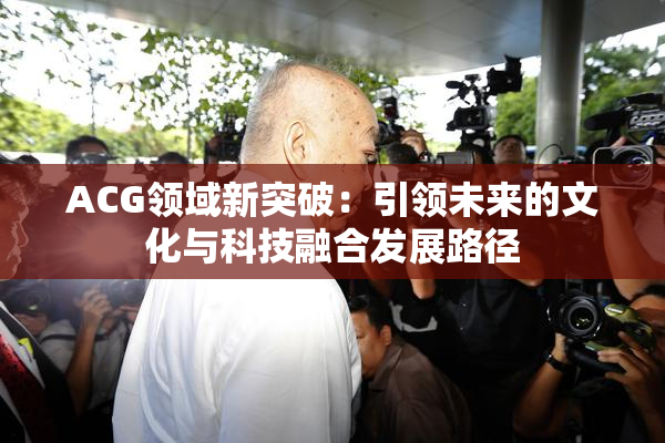 ACG领域新突破：引领未来的文化与科技融合发展路径