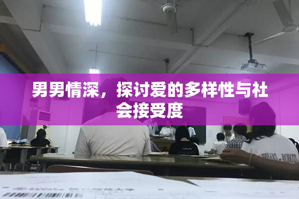 男男情深，探讨爱的多样性与社会接受度