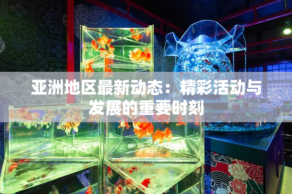 亚洲地区最新动态：精彩活动与发展的重要时刻