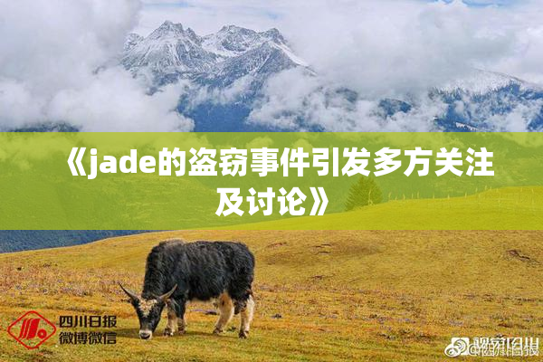 《jade的盗窃事件引发多方关注及讨论》